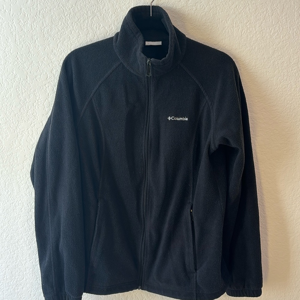 LARGE COLUMBIA FLEECE BLACK